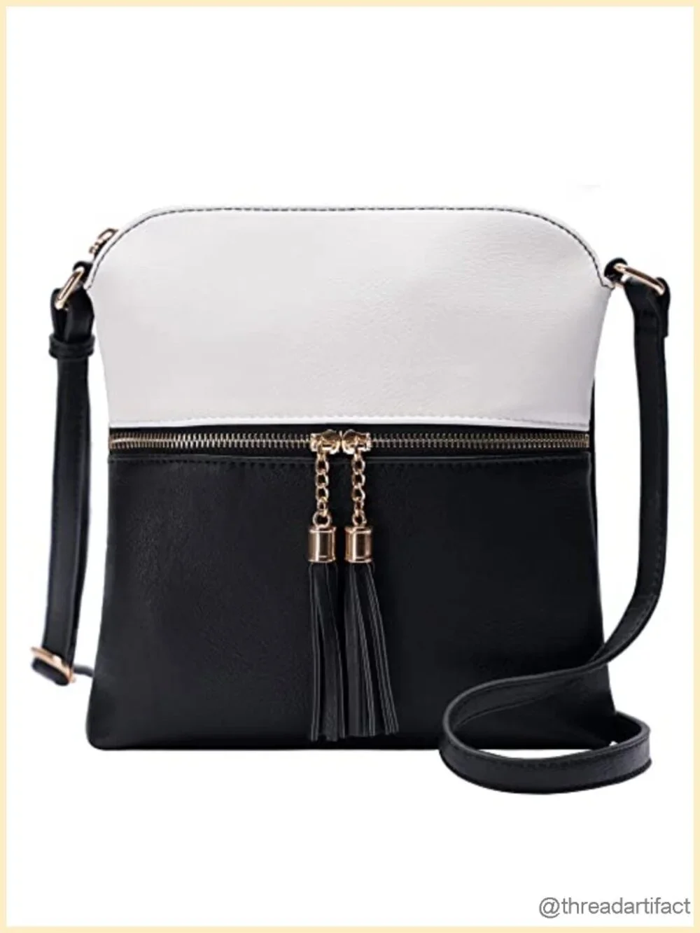 Lightweight Medium Crossbody Purse with Tassel, Perfect for Daily Use & Travel